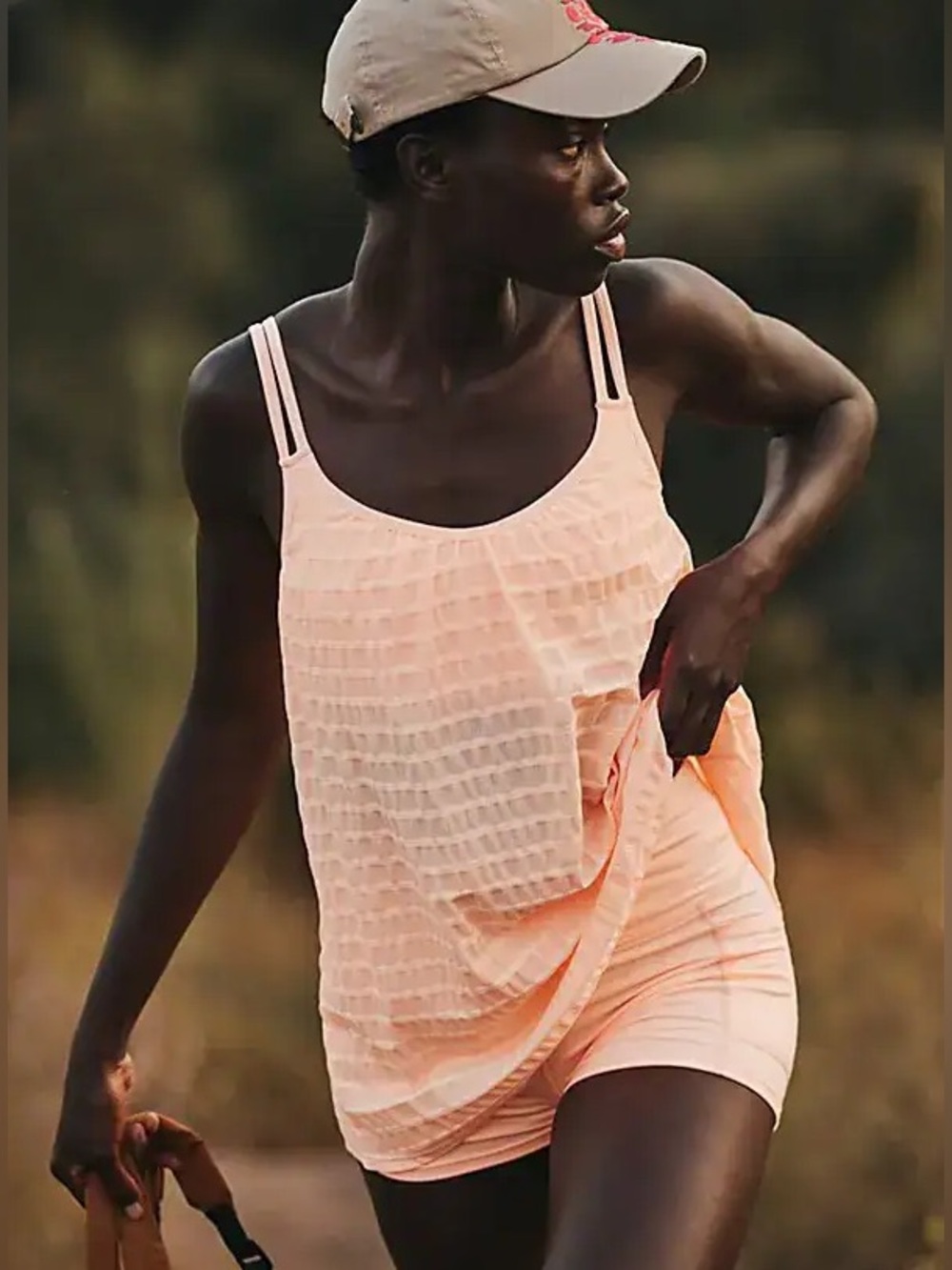 Free People FP Movement Peach Orange Athleisure Off Trail Dress XL Extra Large